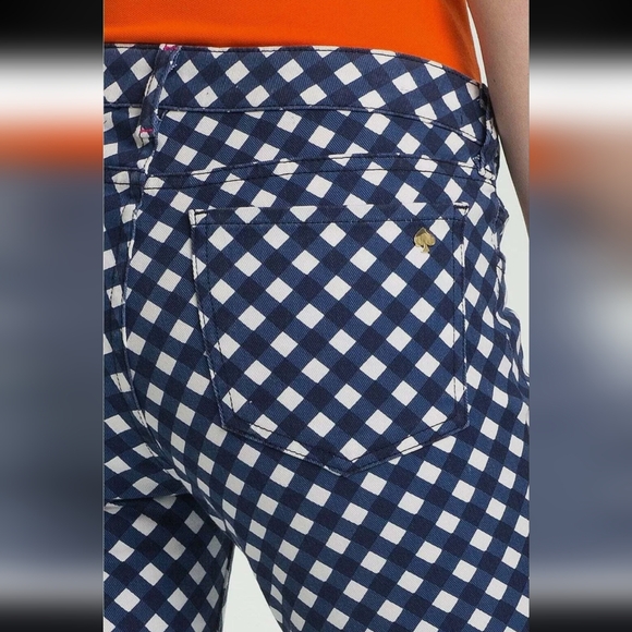 Kate Spade Women's Navy Play Hooky Capri Jeans Pants. Sz 30 - Picture 3 of 14